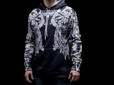 Hoodie Viking "Nouvelles visions d'Huginn et Muninn" – Coto
