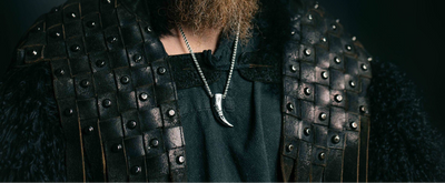 Collier viking dent de Fenrir le loup géant-HERITAGE VIKING