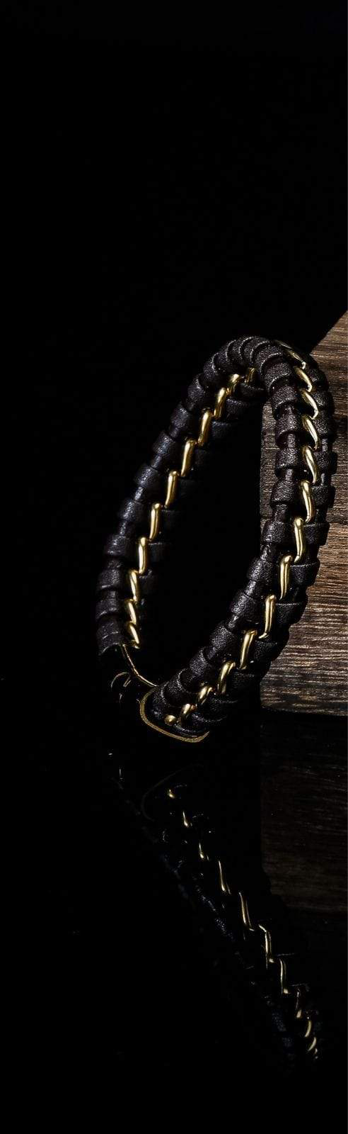 Bracelet Viking de précision en cuir tressé-HERITAGE VIKING