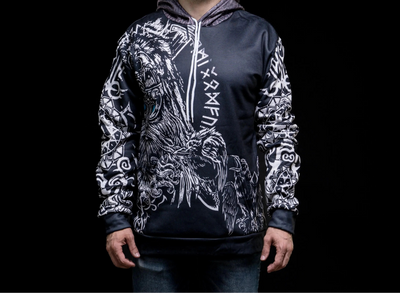 Hoodie Viking "Hoodie Rêverie d'Odin" – Coton