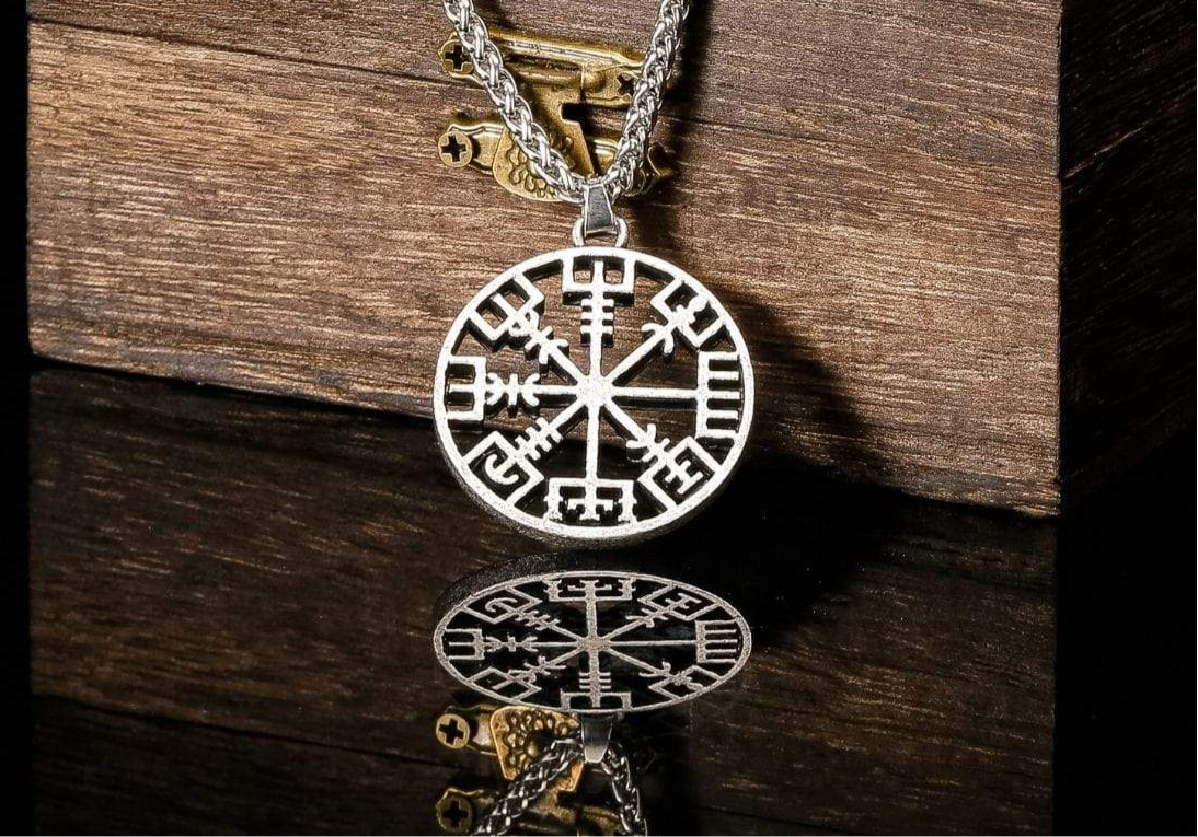 Collier Viking Boussole du Vegvisir-HERITAGE VIKING