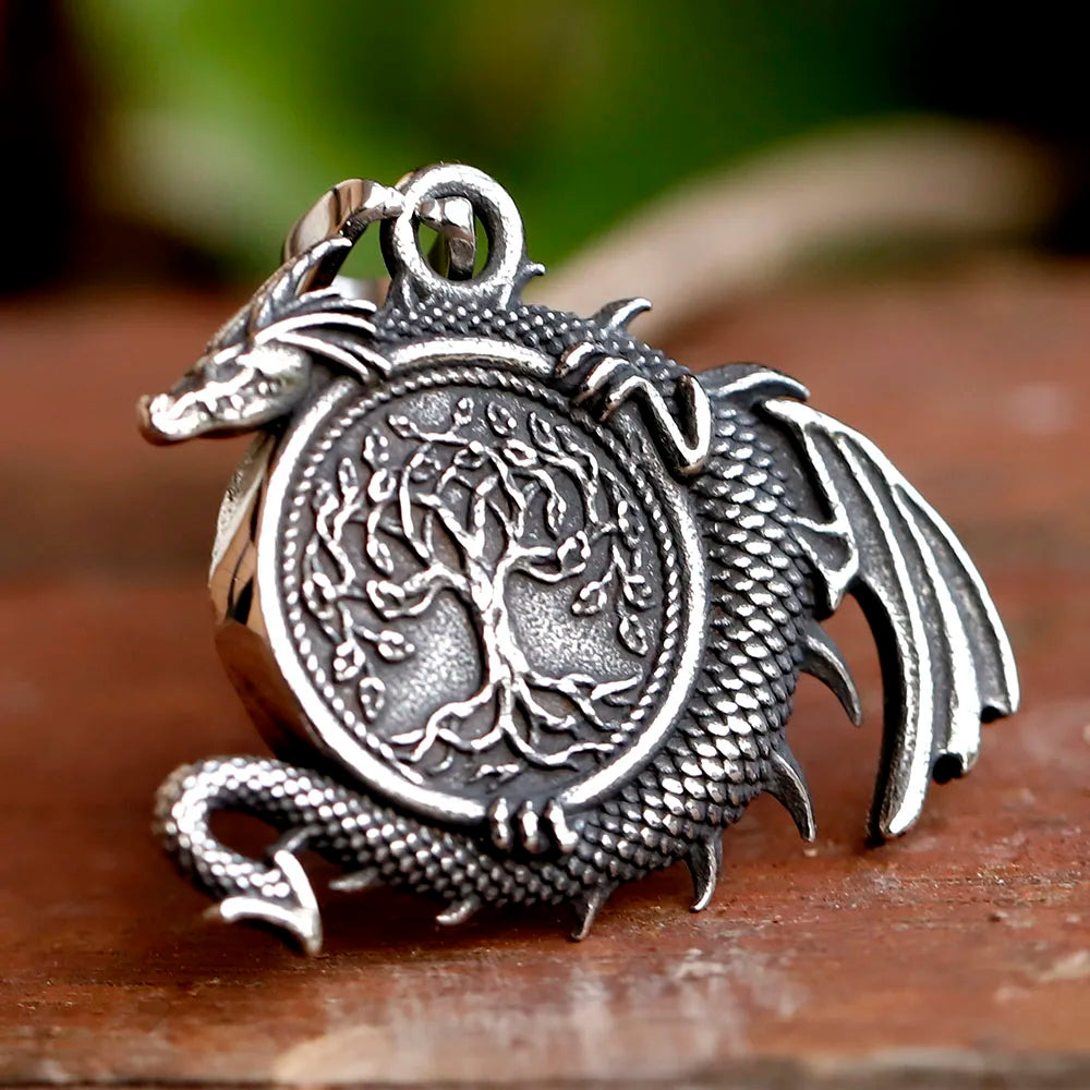 Collier viking le protecteur d'Yggdrasil-HERITAGE VIKING