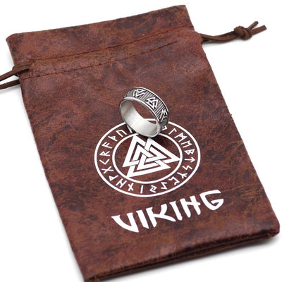 Anneau aux multiples Valknut-HERITAGE VIKING