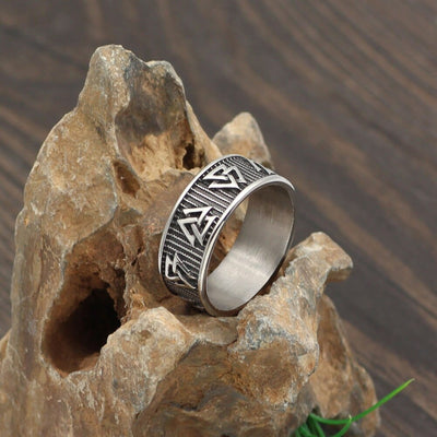 Anneau aux multiples Valknut-HERITAGE VIKING
