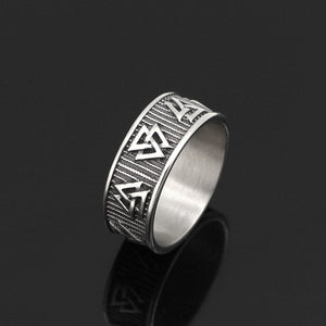Anneau aux multiples Valknut-HERITAGE VIKING