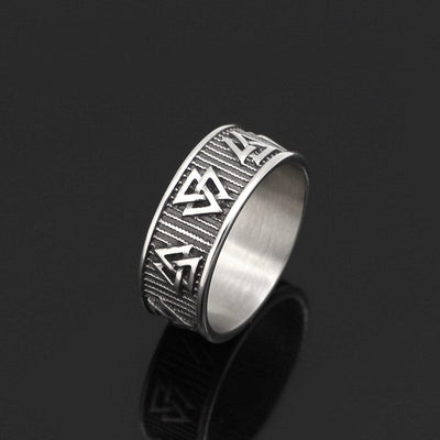 Anneau aux multiples Valknut-HERITAGE VIKING