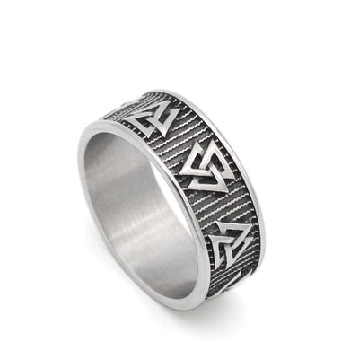 Anneau aux multiples Valknut-HERITAGE VIKING