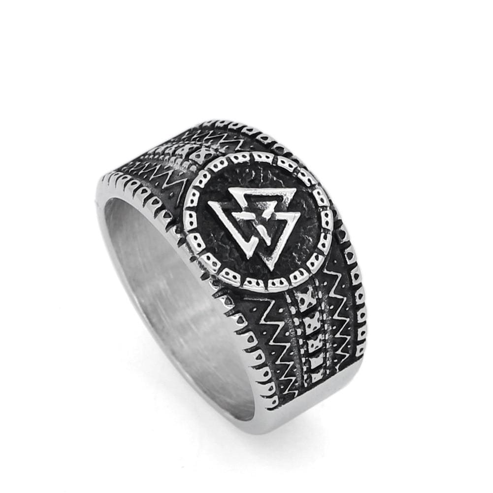 Anneau Valknut | Acier Inoxydable-HERITAGE VIKING
