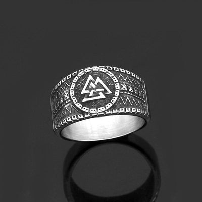 Anneau Valknut | Acier Inoxydable-HERITAGE VIKING