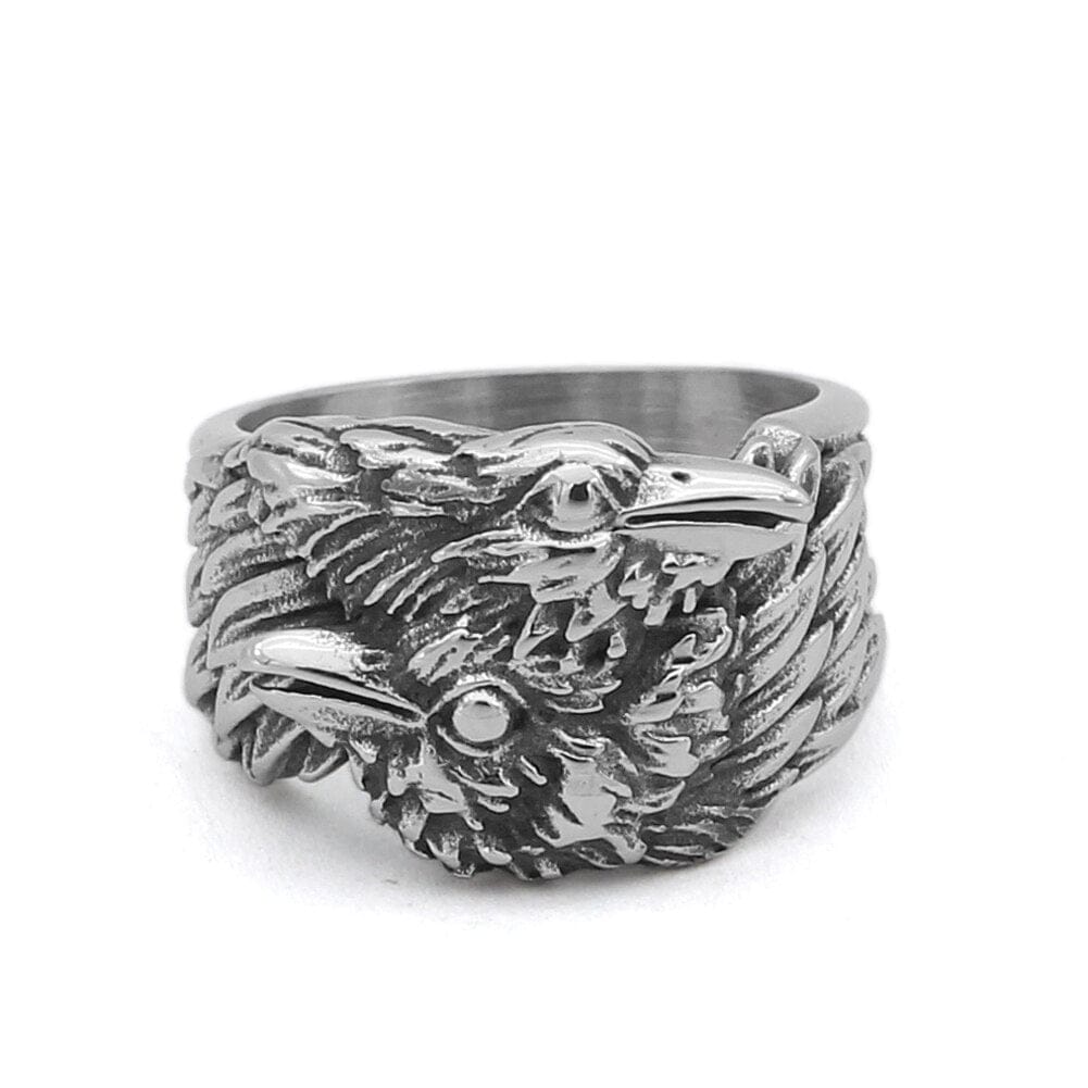 Bague Corbeaux messagers d'Odin-HERITAGE VIKING