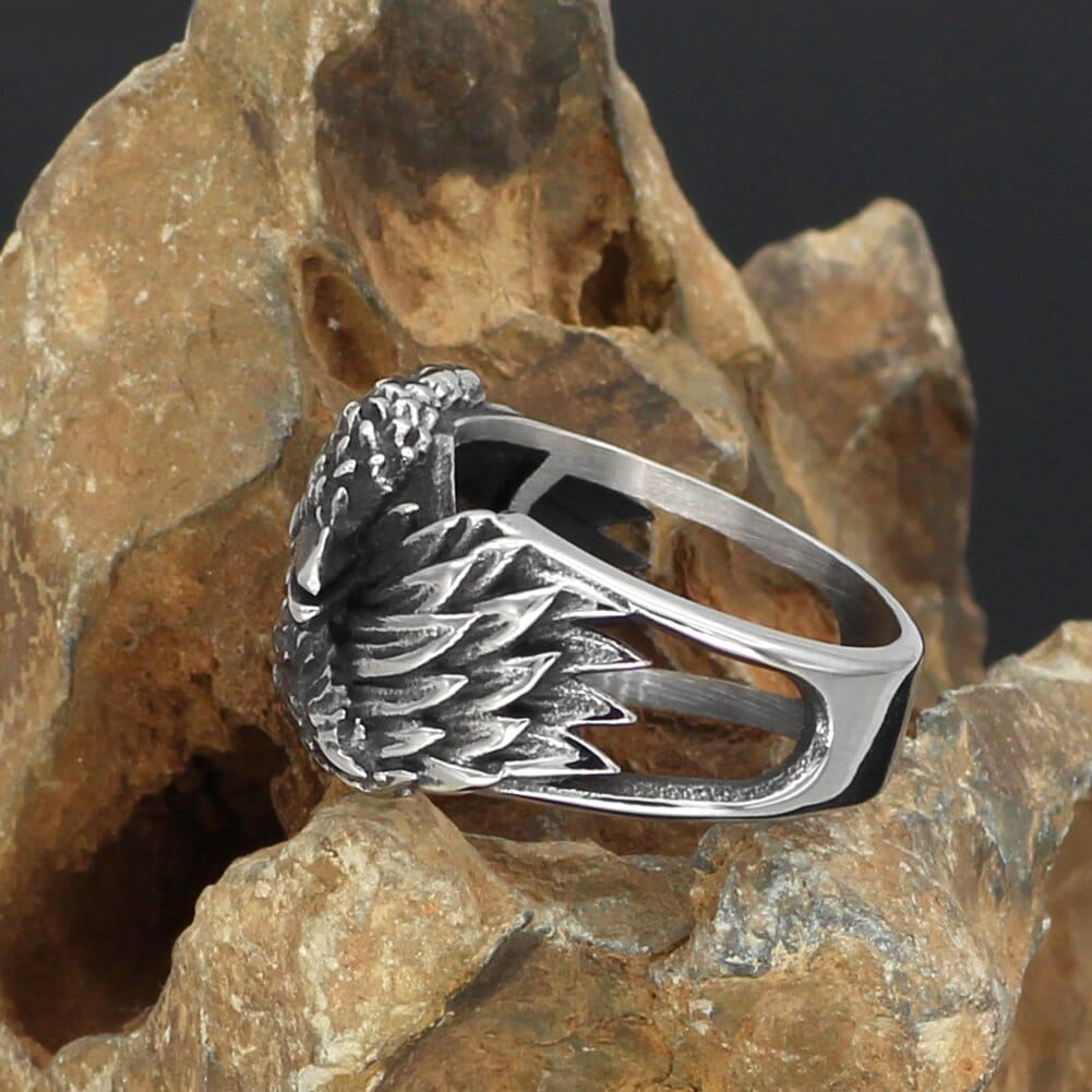 Bague Corbeaux messagers d'Odin-HERITAGE VIKING