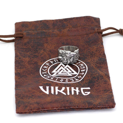 Bague Corbeaux messagers d'Odin-HERITAGE VIKING