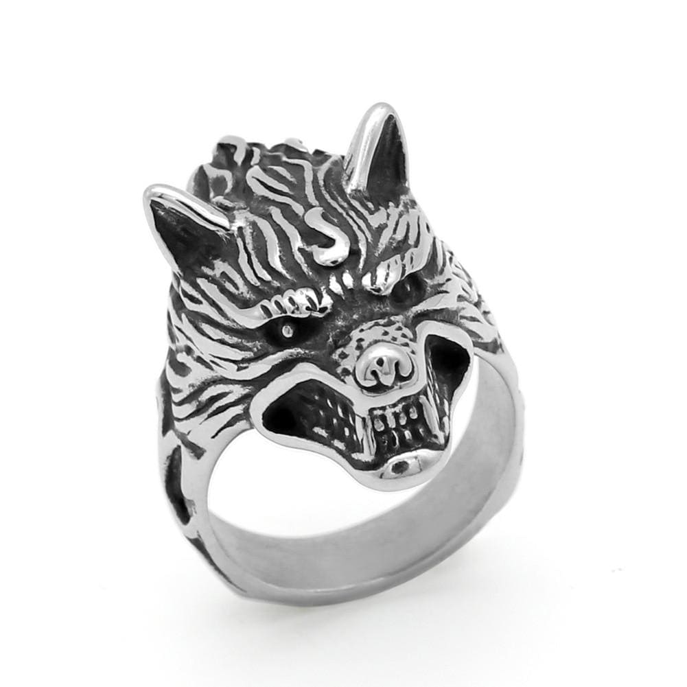 Bague Fenrir | Acier Inoxydable-HERITAGE VIKING