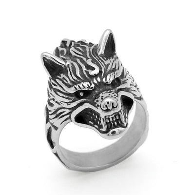 Bague Fenrir | Acier Inoxydable-HERITAGE VIKING