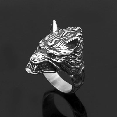 Bague Fenrir | Acier Inoxydable-HERITAGE VIKING