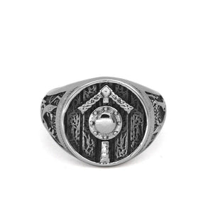 Bague rune nordique | Acier Inoxydable-HERITAGE VIKING