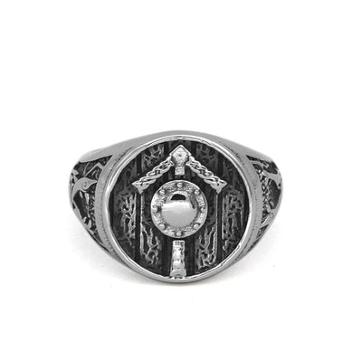 Bague rune nordique | Acier Inoxydable-HERITAGE VIKING
