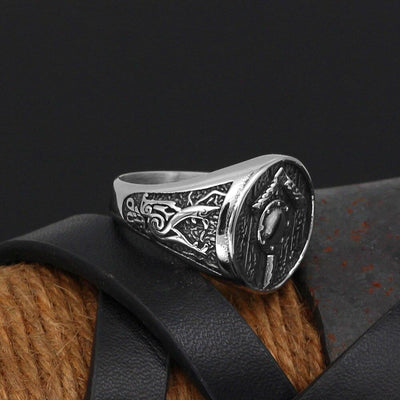 Bague rune nordique | Acier Inoxydable-HERITAGE VIKING