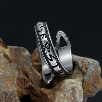 Bague runique ouverte-HERITAGE VIKING