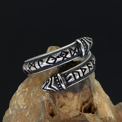 Bague runique ouverte-HERITAGE VIKING