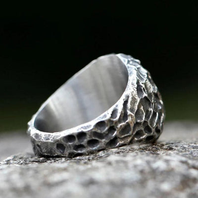 Bague "Suivre son chemin" Vegvisir | Acier inoxydable-HERITAGE VIKING