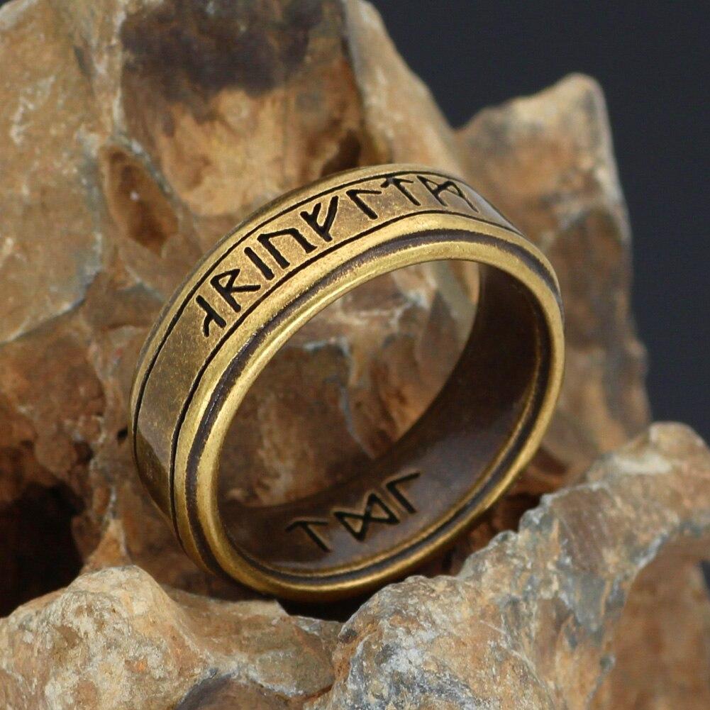 Bague Viking Ancienne - Acier inoxydable-HERITAGE VIKING