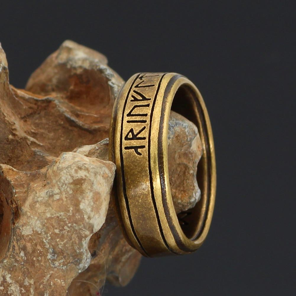 Bague Viking Ancienne - Acier inoxydable-HERITAGE VIKING