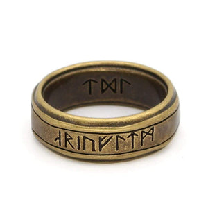 Bague Viking Ancienne - Acier inoxydable-HERITAGE VIKING