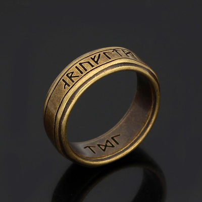 Bague Viking Ancienne - Acier inoxydable-HERITAGE VIKING