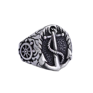 Bague Viking Ancre de Drakkar-HERITAGE VIKING