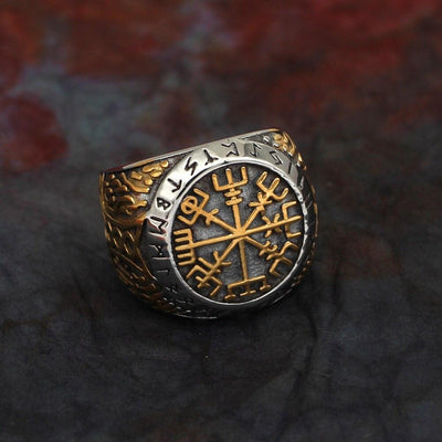 Bague Viking Authentique - Acier Inoxydable-HERITAGE VIKING