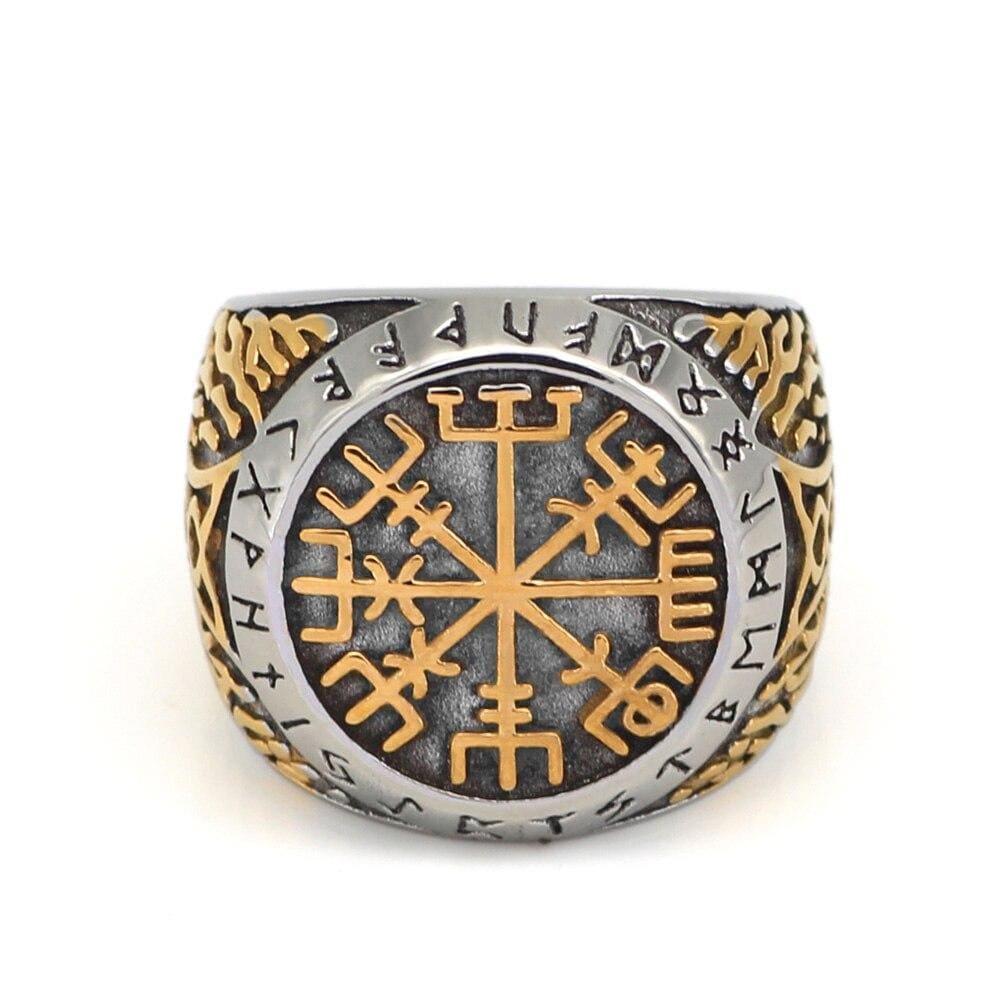 Bague Viking Authentique - Acier Inoxydable-HERITAGE VIKING