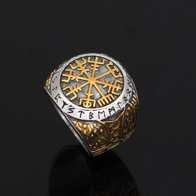 Bague Viking Authentique - Acier Inoxydable-HERITAGE VIKING