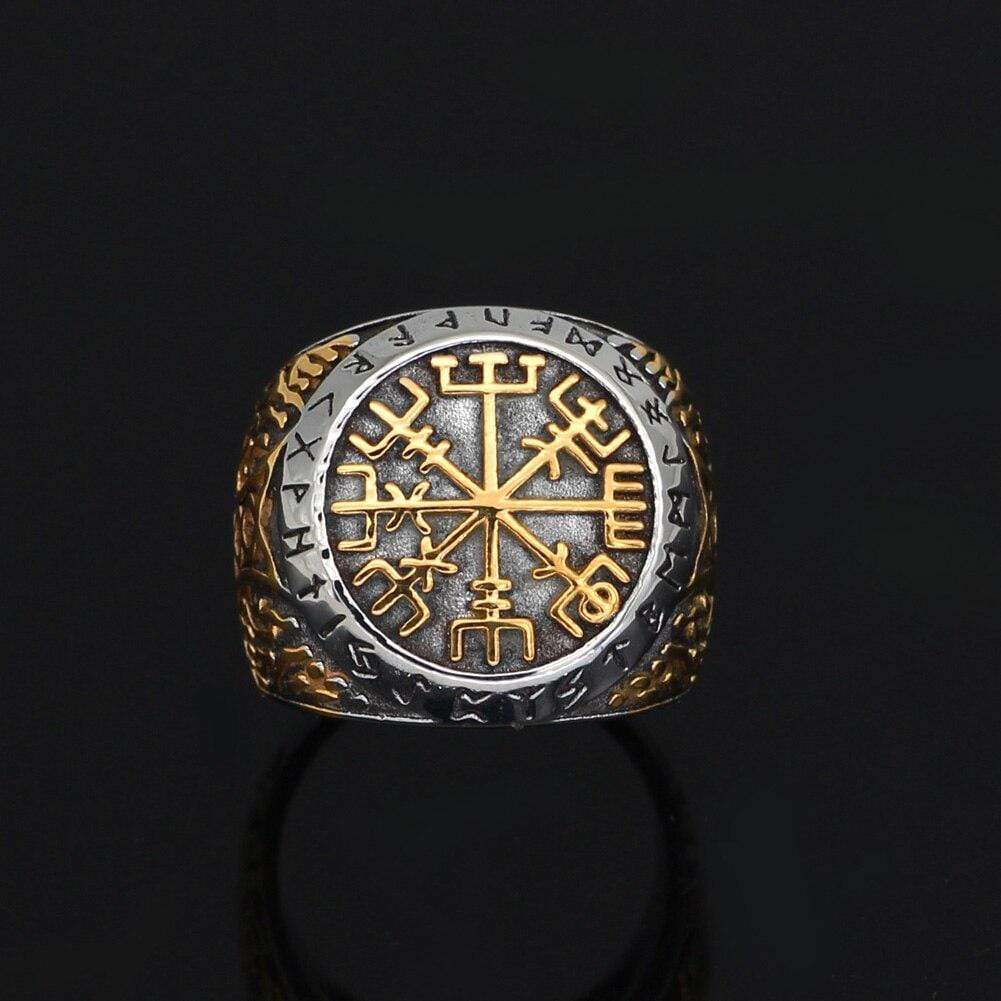 Bague Viking Authentique - Acier Inoxydable-HERITAGE VIKING