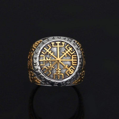 Bague Viking Authentique - Acier Inoxydable-HERITAGE VIKING