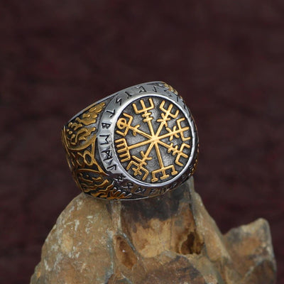 Bague Viking Authentique - Acier Inoxydable-HERITAGE VIKING