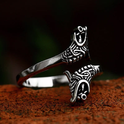 Bague Viking "Bague de la Fraternité du Loup"-HERITAGE VIKING