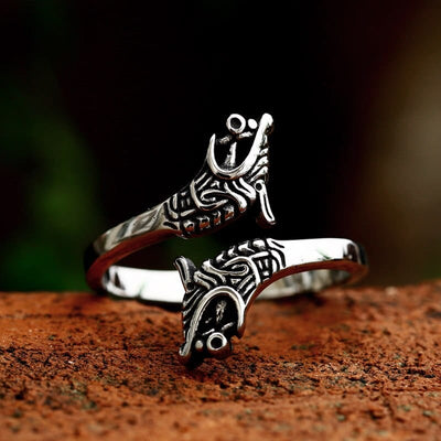 Bague Viking "Bague de la Fraternité du Loup"-HERITAGE VIKING