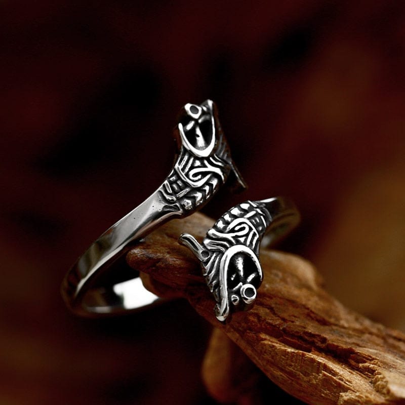 Bague Viking "Bague de la Fraternité du Loup"-HERITAGE VIKING