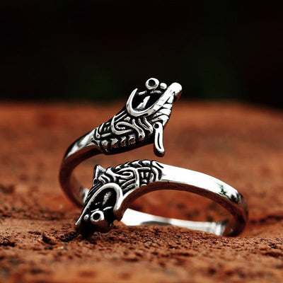Bague Viking "Bague de la Fraternité du Loup"-HERITAGE VIKING