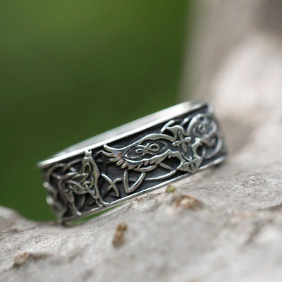 Bague Viking "Bague des Ailes d'Odin"-HERITAGE VIKING