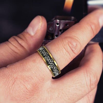 Bague Viking en Argent Sterling 925 - Le Cycle du Valknut-HERITAGE VIKING