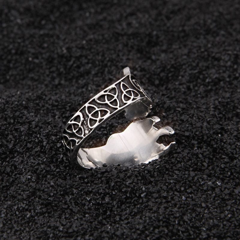 Bague Viking en Argent Sterling 925 - Les Pattes de l'Ours-HERITAGE VIKING