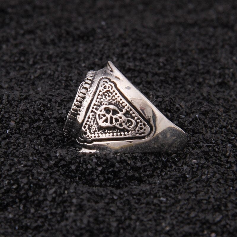 Bague Viking en Argent Sterling 925 - Pouvoir du Valknut-HERITAGE VIKING