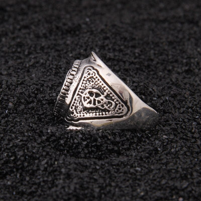 Bague Viking en Argent Sterling 925 - Pouvoir du Valknut-HERITAGE VIKING