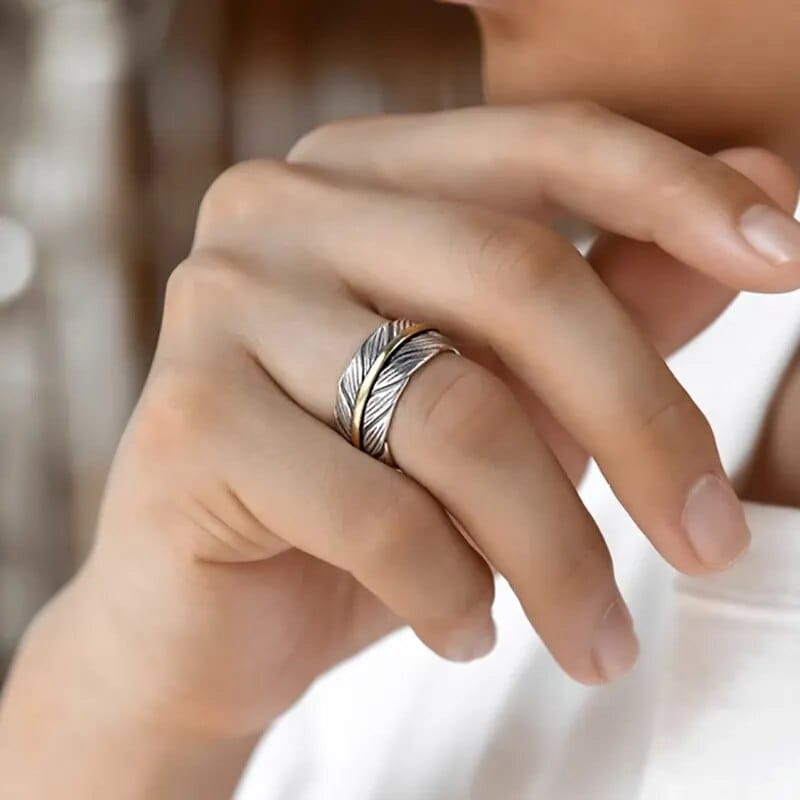 Bague viking - Les Ailes de Huginn et Muninn-HERITAGE VIKING