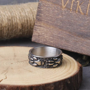 Bague Viking Patte de Fenrir-HERITAGE VIKING