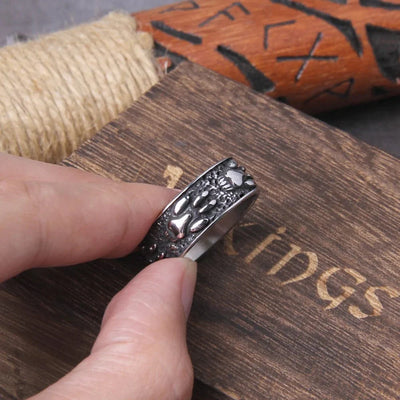 Bague Viking Patte de Fenrir-HERITAGE VIKING