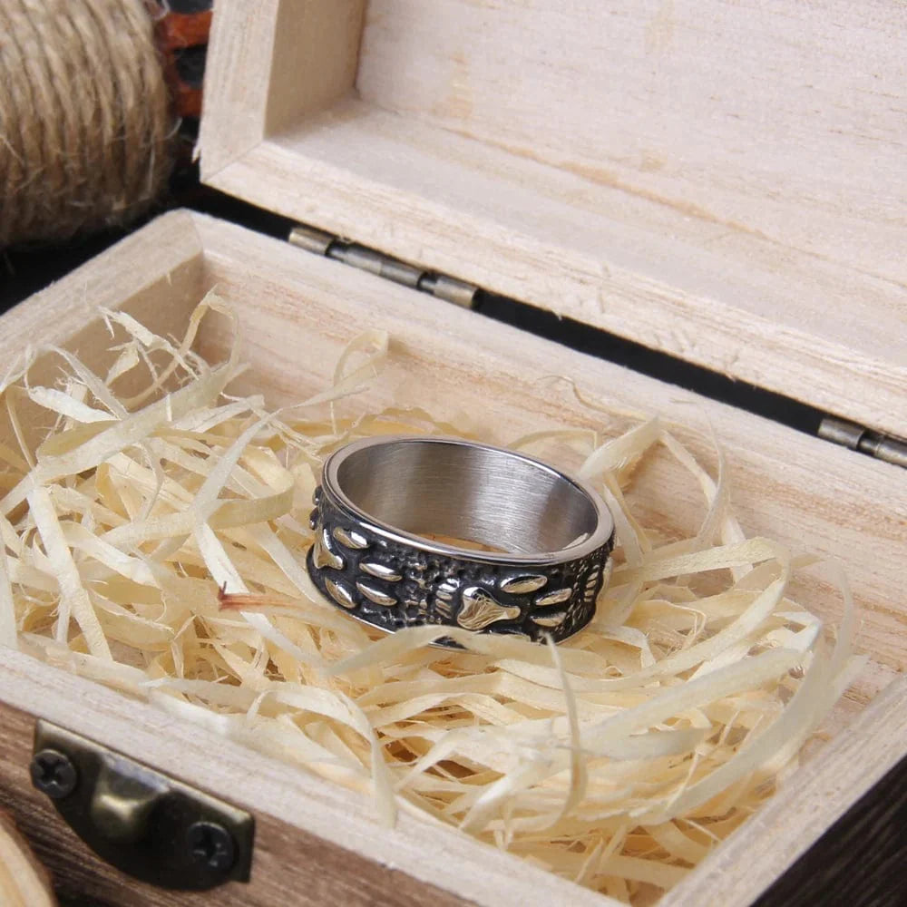 Bague Viking Patte de Fenrir-HERITAGE VIKING