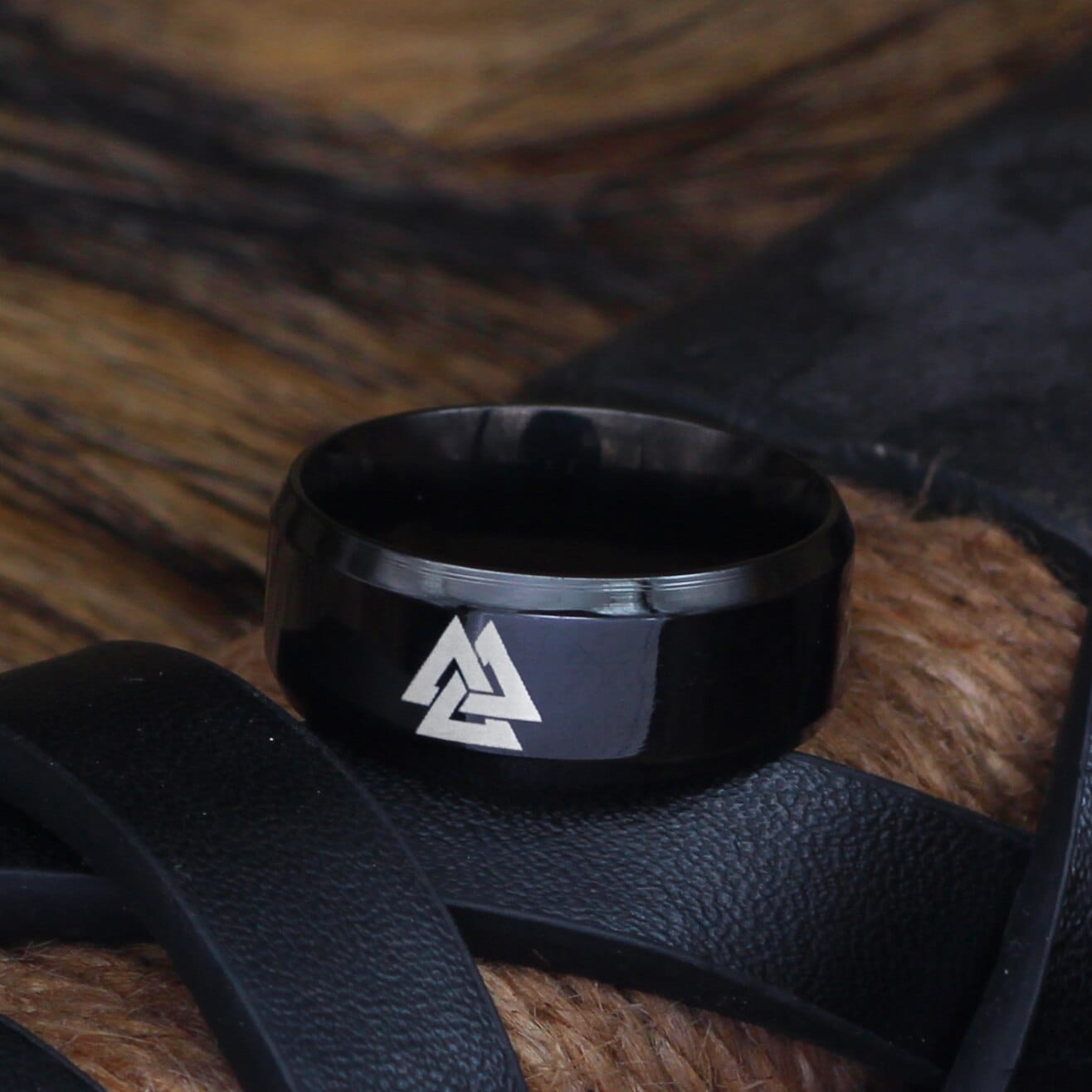 Bague Viking Valknut-HERITAGE VIKING